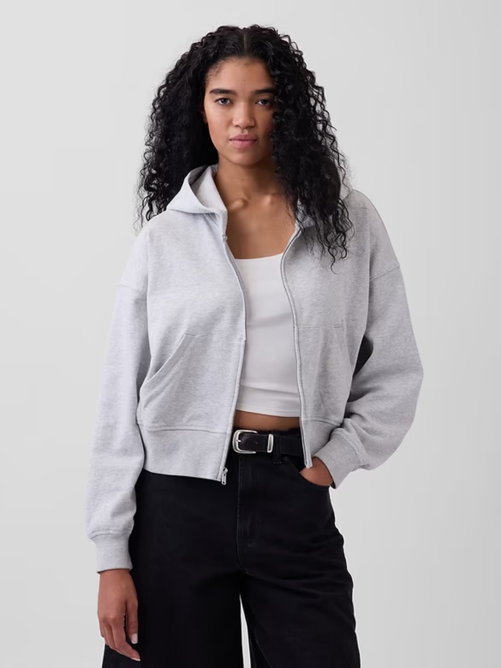 Gap VintageSoft Terry Zip Hoodie
